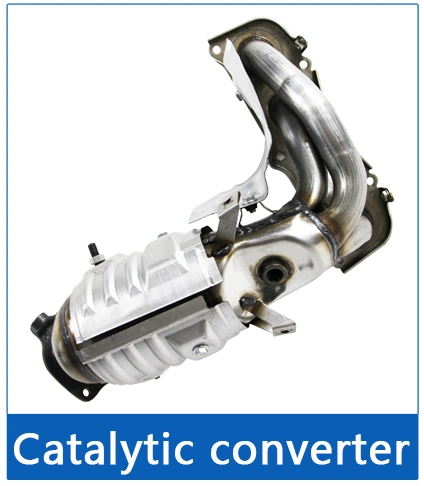 Automobile Exhaust Catalytic Converter Euro 3-5 High Quality for Mercedes Benz 164 Gl350 Ceramic Honeycomb Catalytic Converter
