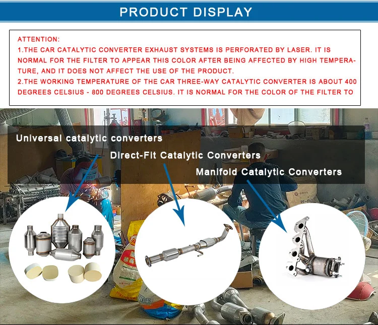 Jinwo Mini Exhaust Catalytic Converter Universal Catalytic Converter for Prius Catalytic Converter